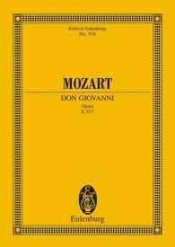 Mozart: Don Giovanni KV 527 (Study Score) published by Eulenburg